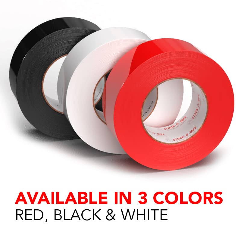 Miniatura 3 de Stuck-O-Tape - Cinta de polietileno multiusos - Protección de superficie de enmascaramiento para interiores y exteriores - Liberación limpia de bajo