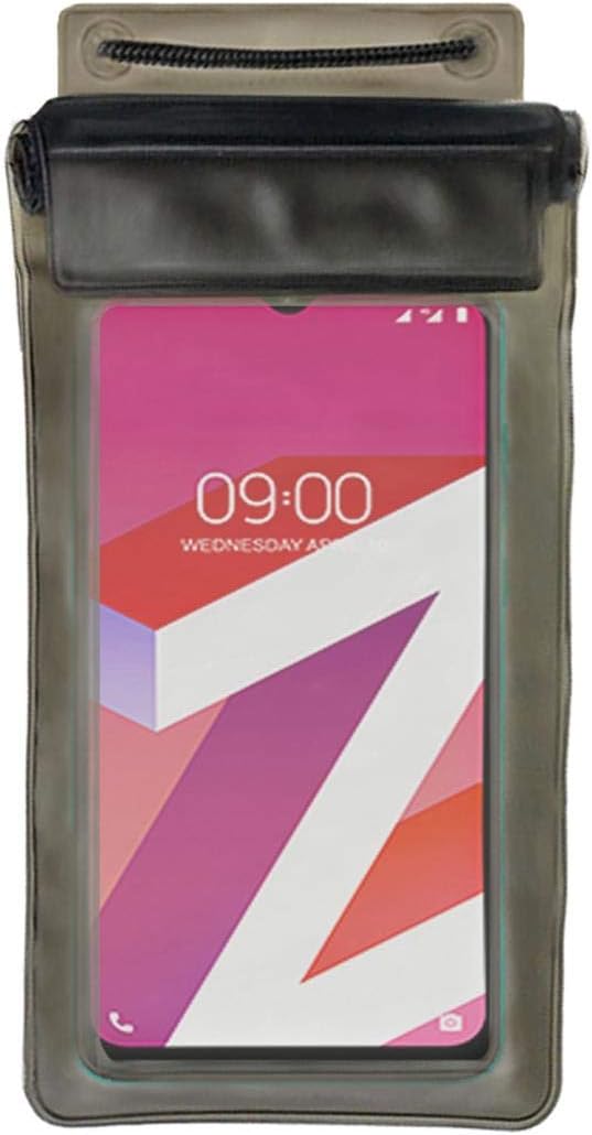 ACM Waterproof Bag Case Compatible with Lava Myz Mobile (Rain,Dust,Snow & Water Resistant) Black