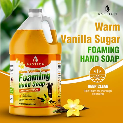 image for Bastion Foaming Hand Soap - Foam Hand Wash Refill for Bath And Body Wo