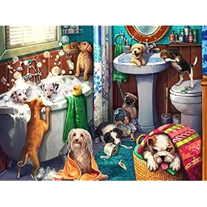 Vermont Christmas Company Bathroom Break Jigsaw Puzzle 550 Piece