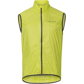 VAUDE Matera Air Cycling Vest Ultralight Wind Vest Cycling Men's Waterproof Vest Road Bike Men's Windproof Sports Vest Reflective