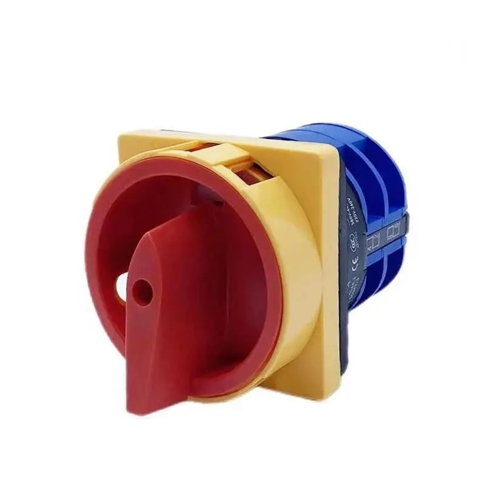 BKGWCSOR LW26GS-32/04-2 Rotary Cam Switch 2 Position ON-Off Padlock 690V 32A 2 Poles Changeover Switches Silver YMW26 Switches
