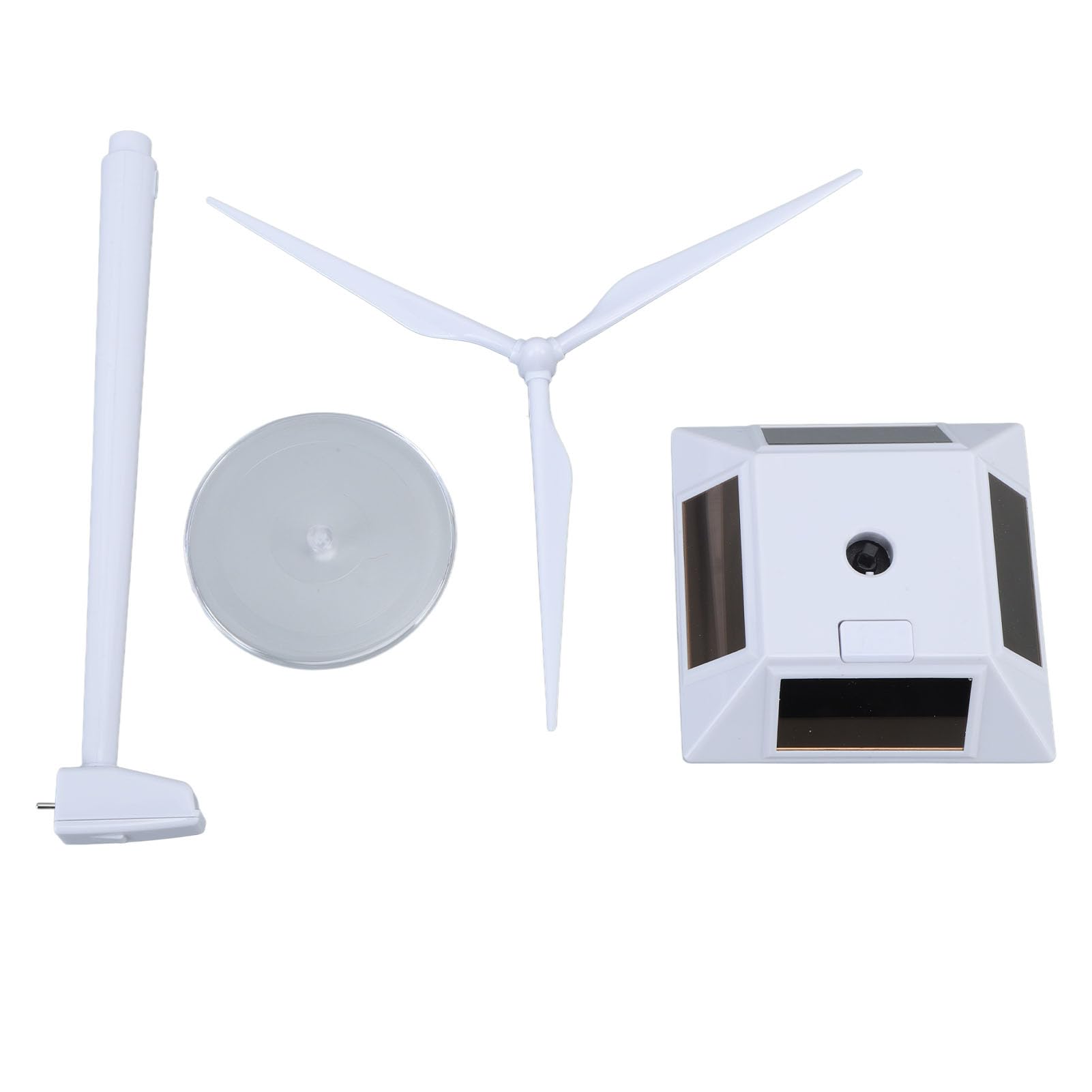 BuyWeek Solarny wiatrak, energia słoneczna, turbina wiatrowa, edukacyjna, dekoracyjna, podwójne zastosowanie, turbina zasilana energią słoneczną, zabawka do nauki przyrody dla dzieci