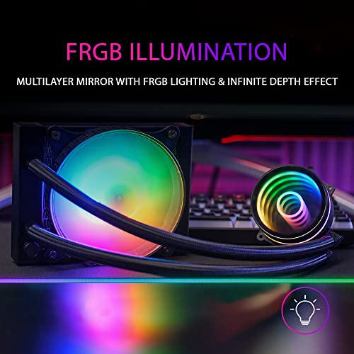 Mars Gaming MLONE120 système de refroidissement d'ordinateur Processeur Refroidisseur de liquide tout en un 12 cm 1 pièce Neuf - vue 5