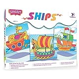 Toykraft Arts and Crafts Age 3, Sand Craft Kit, Sand Art Activity Kit, Toddlers Activity Kits, Kids Arts and Crafts Kit - Ships