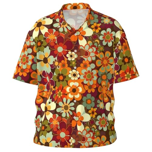 Chemise homme décontractée imprimée coupe détendue vêtement d'été léger