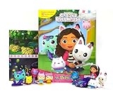 Gabby's Dollhouse My Busy Books - Storybook, 10 figurines, playmat