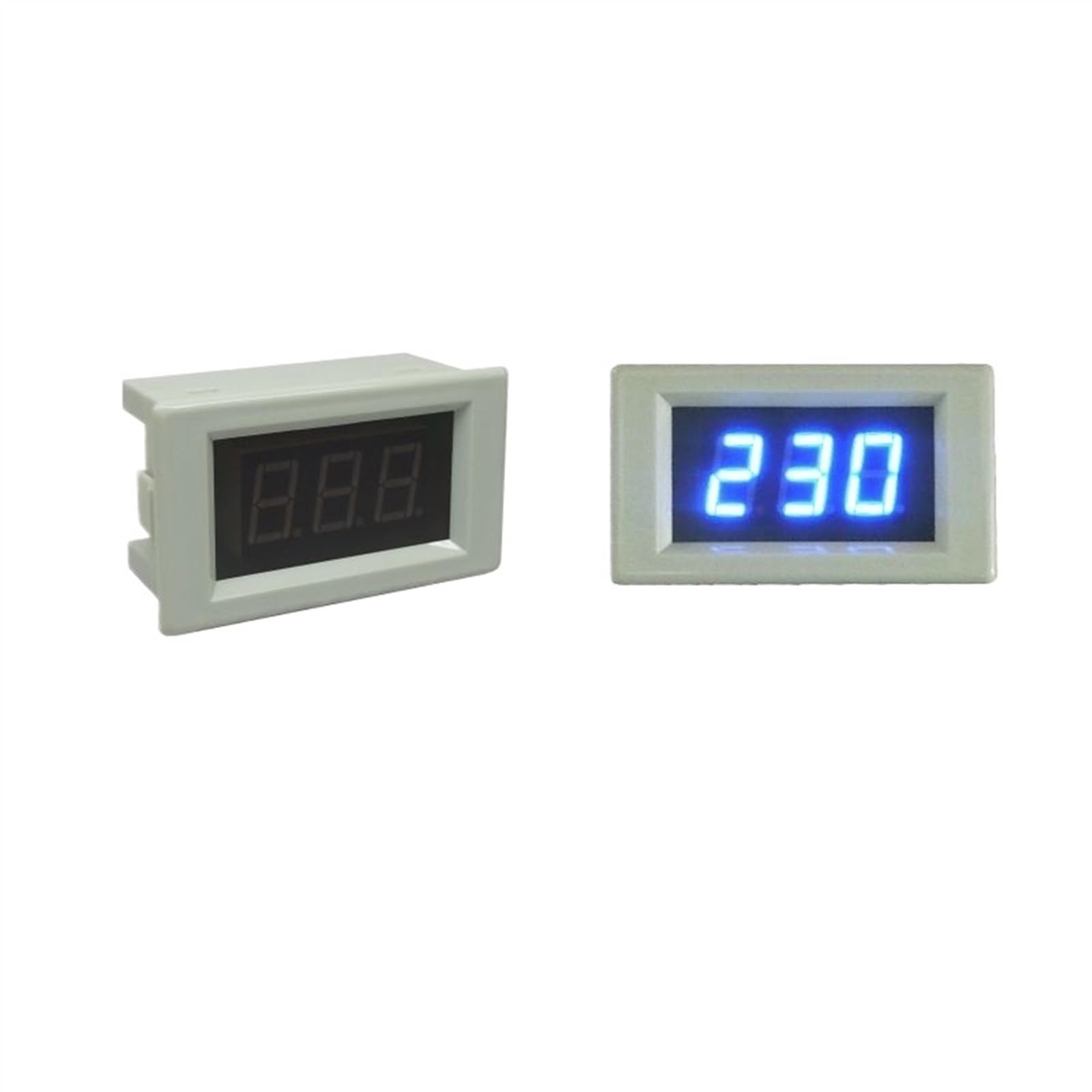 Medidor de voltaje Digital AC 30-500V LED voltímetro Digital azul herramienta eléctrica for voltaje AC 110V 120V 240V 380V Monitor de voltaje