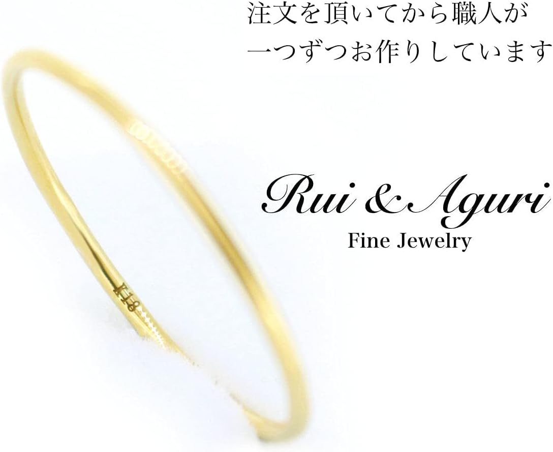 定価104,800円 RAPA 【K18】イエローゴールド リング