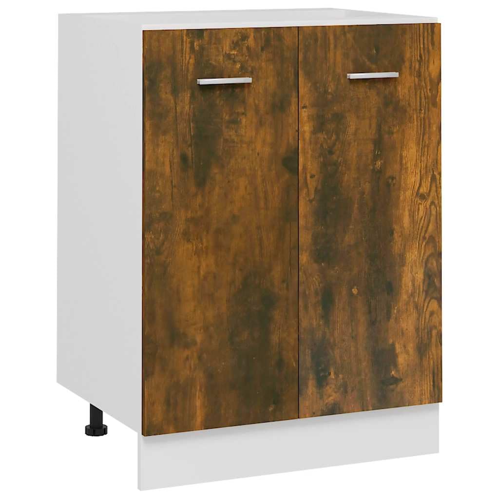 vidaXL Bottom Cabinet Lyon Smoked Oak 60x46x81.5 cm Engineered Wood — image 1