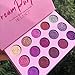 DE'LANCI Dream Purple Eyeshadow Palette 15 Color, Pink Electric Violet Eye Tone Pro Eyeshadow Palette Long Lasting and High Pigment, Shimmer Matte and Pressed Glitter Eye Shadow Powder Makeup Pallete
