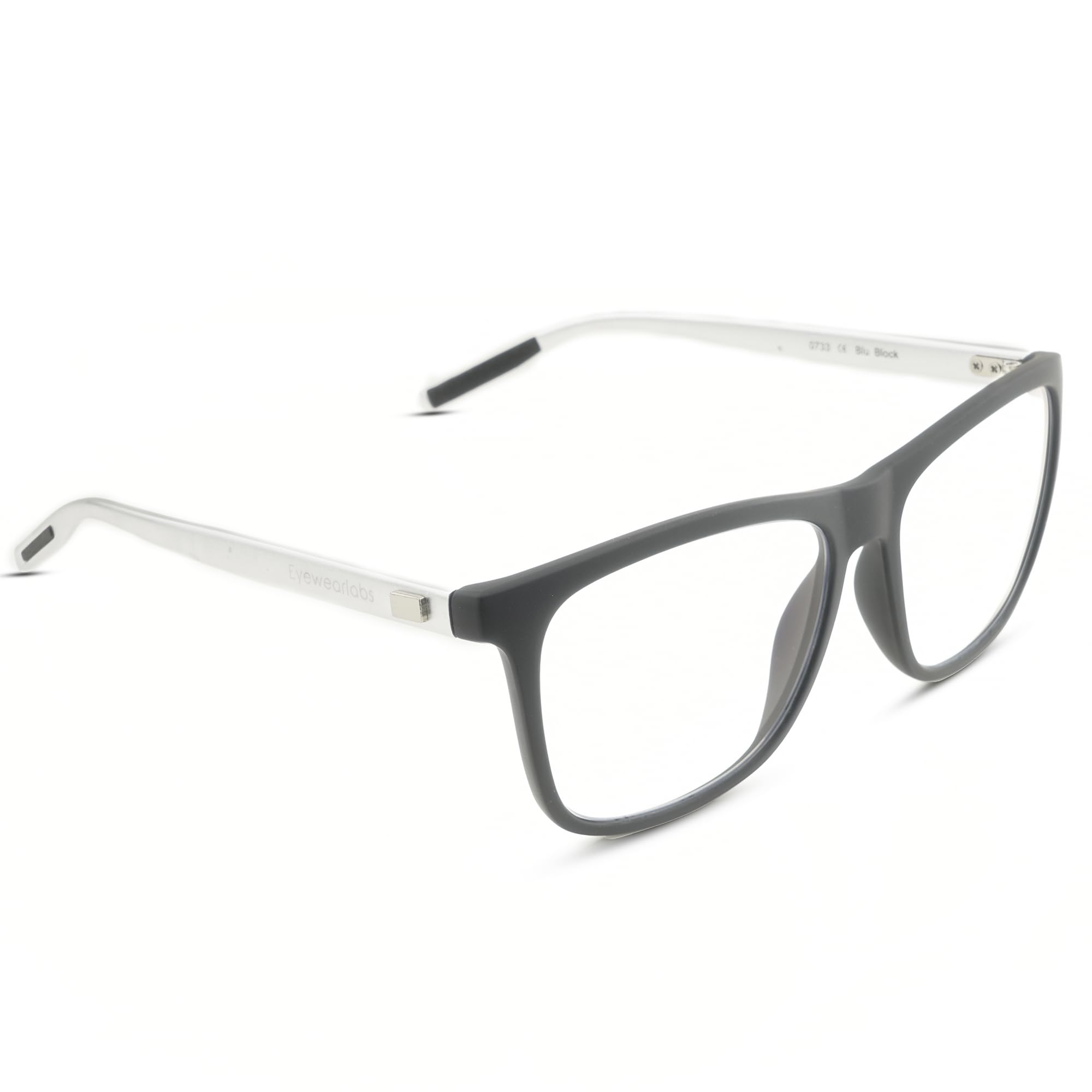 Eyewearlabs Blu | Computer Glasses | Zero Power Blue Cut Glasses | Blue Light Filter Glasses | Anti- Glare | Blocks Harmful Rays | UV Protection Specs | For Men & Women | Medium | BBComputer Glasses-image-17