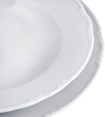 Miniatura 4 de STP Goods Platos de porcelana para el hogar y la cocina, ideales para presentaciones, platos de porcelana bohemia Constance, juego de 4 platos