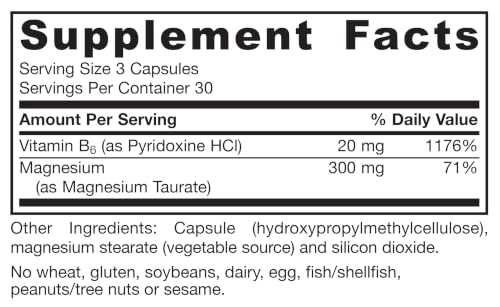 Jarrow Magnesium Taurate Supplement, 300 mg, 90 Veggie Capsules - image 8