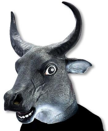 Horror-Shop Maschera Toro in Lattice