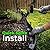 Gardzen 1.5" x100' Landscape Edging Kit, Garden Edging Coil Comes with 120 Pcs Spikes, No Dig Lawn Border Design