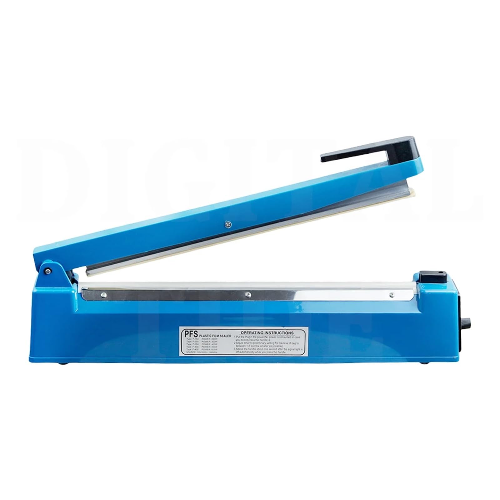 Sellador de alimentos eléctrico a presión manual de 40 cm, máquina de sellado térmico doméstico for bolsas de plástico y papel Kraft, herramienta de cocina. Para bricolaje