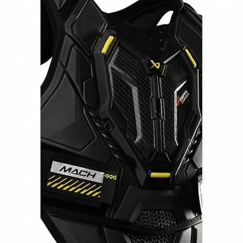 image for BAUER Ice Hockey Shoulder Pads Supreme MACH Intermediate (Size: L), bl
