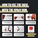Vega Bond Premium Single Component, Self Expanding, Purplecoat Closed Cell Insulation Spray Foam 29 oz, Acoustic Spray,20 Board Feet Coverage at 1 inch Thickness (1 pack + Gun + Cleaner)