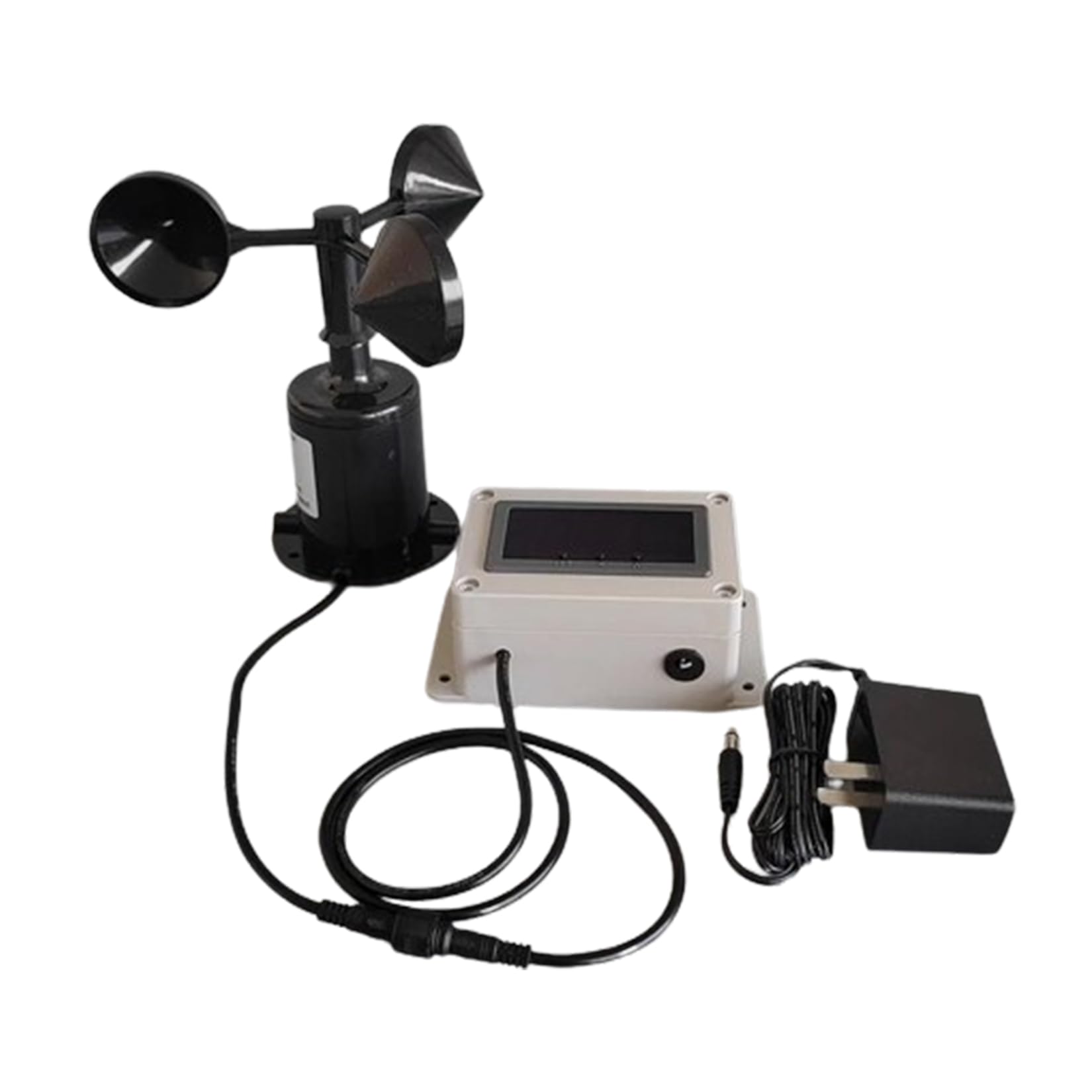 Tower Crane Anemometer, 0-30M/S Special Construction Site Wind Meter Alarm Wind Speed Test Meter Waterproof Sensor