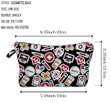 Livel lhood Black Medical Supply Cosmetic Bag for Women Cute Makeup Bag for Purse Travel Toiletry Zipper Pouch for Women Gifts Black Medical Supply Makeup Bag for Her