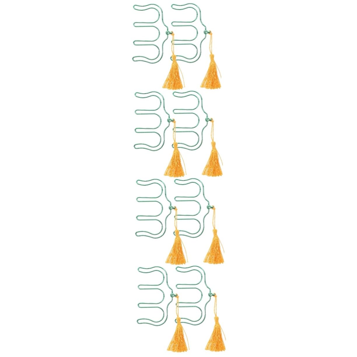 ibasenice 8pezzi Clip Per Spartiti Musicali Con Pendenti Tulle Supporto Per Libri Musicali Clip Per Pagina Di Musica Per Pianoforte e Chitarra