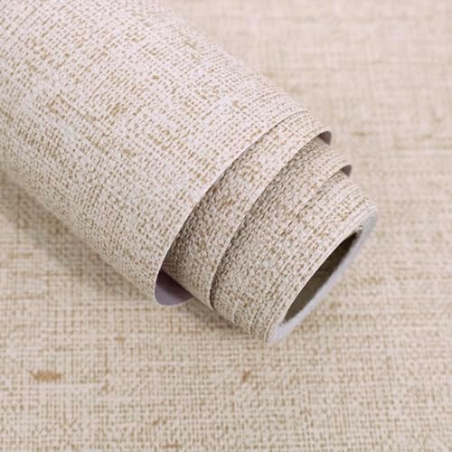 Beige Grasscloth Peel and Stick Wallpaper Textured Contact Paper ...