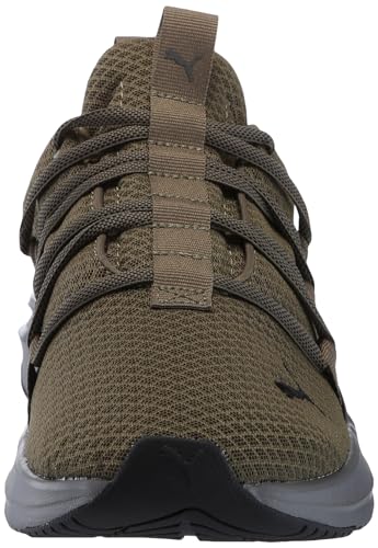 PUMA Mens Softride One4all Cross Trainer, Mens Olive-Cool Dark Gray Mens Black, 11.52
