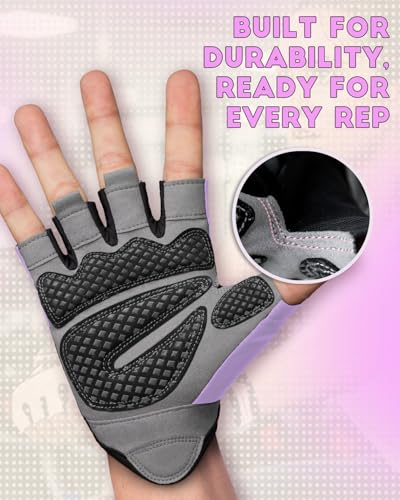 Image of VINSGUIR Workout Gloves for Men and Women, Weight Lifting Gloves with Excellent Grip, Lightweight for Gym Exercise, Cycling, Cross Training, Pull ups, Fitness, Climbing and Rowing