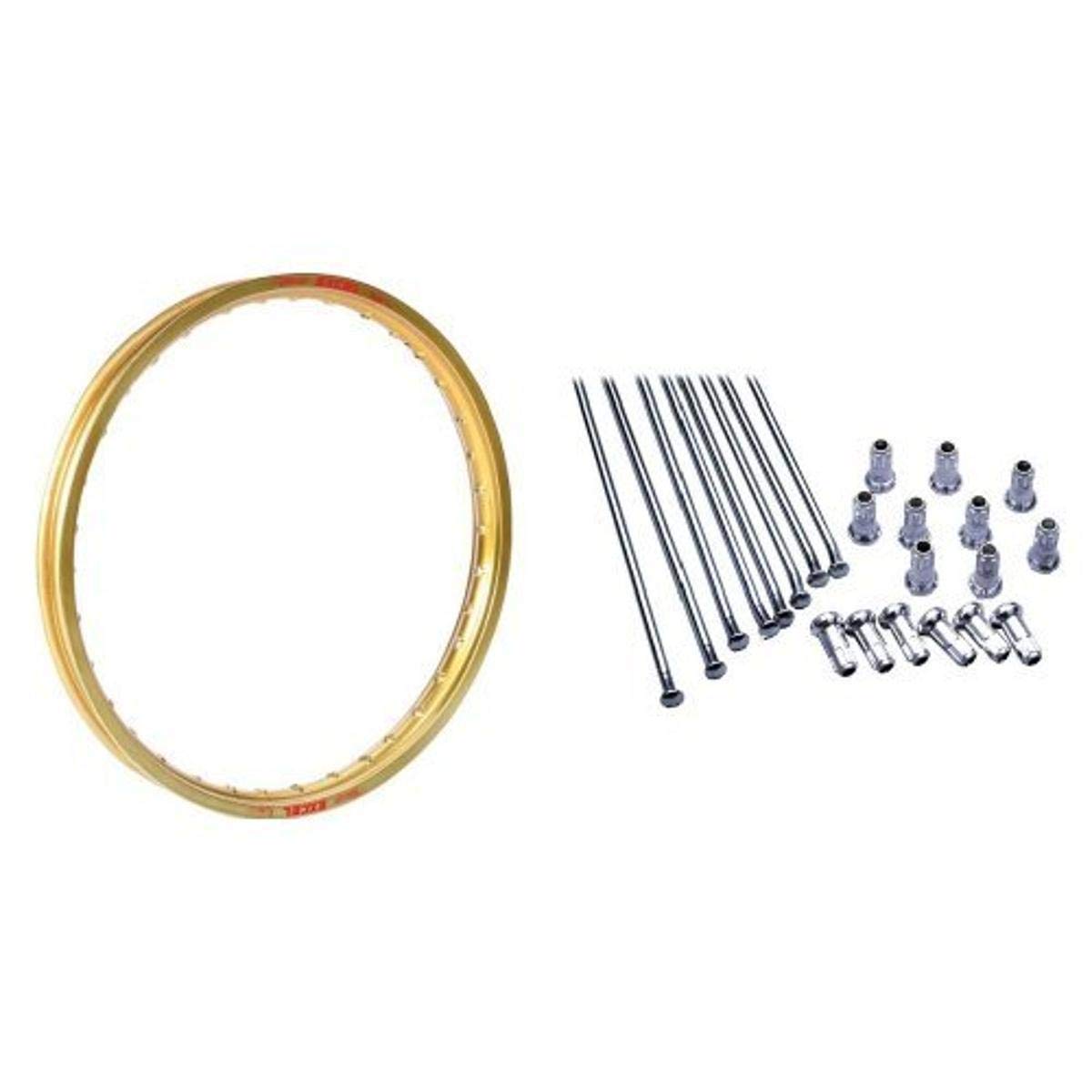 Excel Takasago GEG422 Gold 19"x2.15" 36-Hole Motorcycle Rim - Rear Wheel Rim