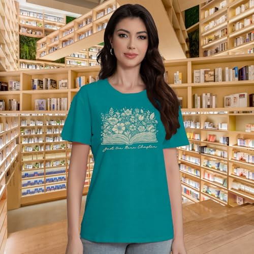Image of Book Shirts for Women Book Lover T-Shirt Reading Tee Teacher Tops