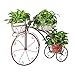 XYJNN Etagere Plantes-Cache Pot sur Pied Stand De Plantes | Support De Pot De Fleur | Support De Plante De Type Tricycle | Idéal pour La Terrasse De Jardin À La Maison (Color : Brown)