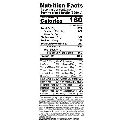 SlimFast Advanced Energy High Protein Meal Replacement Shake, Mocha Cappuccino, 20g of Ready to Drink Protein with Caffeine, 11 Fl. Oz Bottle, 4 Count (Packaging May Vary) - Thumbnail 7