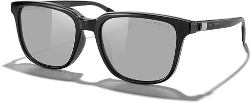 Miniatura 2 de MERRY'S Gafas de sol polarizadas rectángulo unisex de la vendimia de las gafas de sol para los hombres