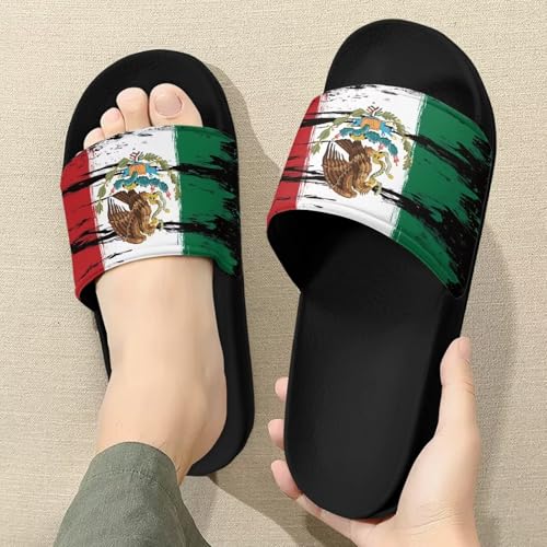 Image of Footwear for Mens Open Toe Athletic Sandals Anti-Slip Sole Slide Sandals Pillow House Flat Shoes Comfortable Slip On Slippers for Indoor & Outdoor