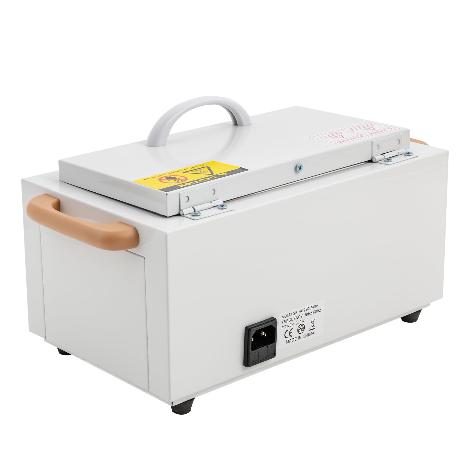 Sterylizator gorącym powietrzem, 300 W, sterylizator wysokotemperaturowy 50-200°C, regulowany temperaturę, przenośny, sterylizator z cyfrowym wyświetlaczem i timerem, sterylizator do studia