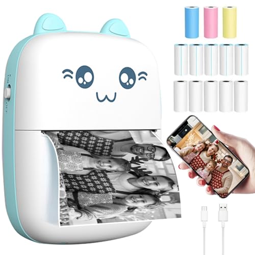 未使用品！ポータブルミニプリンター　セット まる☆すけ様専用☘】FUNFANG ポータブルミニサーマルプリンター