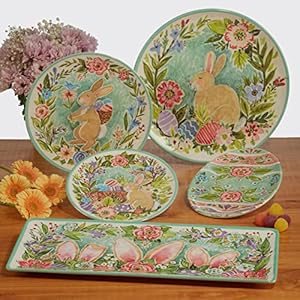   Certified-International-Joy-Of-Easter-12-Piece-Melamine-Dinnerware-Set-Service-For-4-Multicolor
