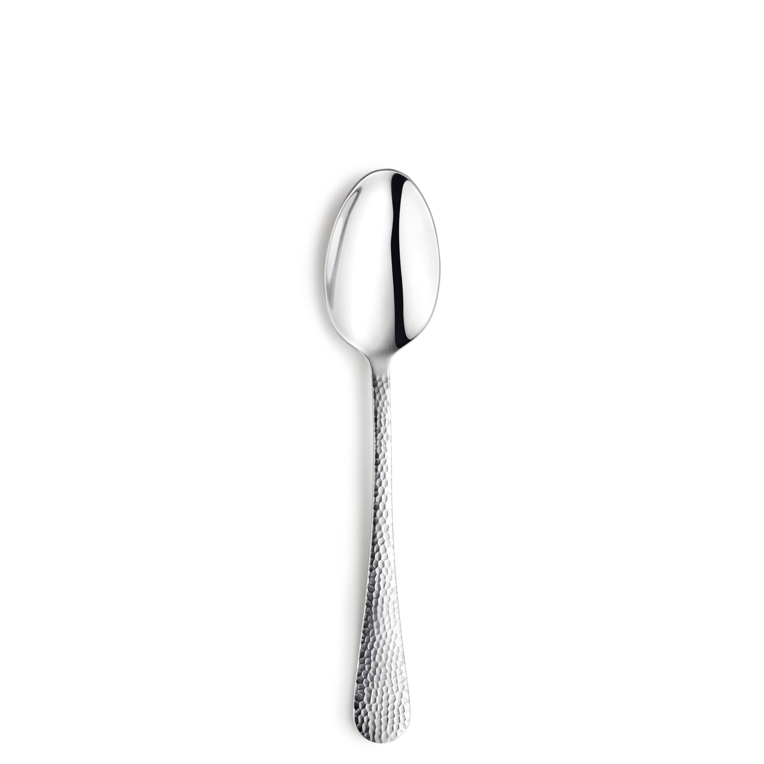 Kuppels CRYSTAL Besteck Set 30-tlg, 6 Personen, Hammerschlagoptik | rostfrei, spülmaschinenfest, poliert, 18/0 Edelstahl, Menümesser, Menügabel, Kaffeelöffel, Kuchengabel