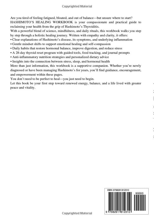 HASHIMOTO’S HEALING WORKBOOK: Take Back Control of Your Body and Reduce Bloating: A program with Simple Daily Habits That Really Work - Image 2