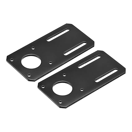 MECCANIXITY Motor Bracket Motor Mounting Holder 100x50mm Black for NEMA 17 Stepper Motor 2pcs