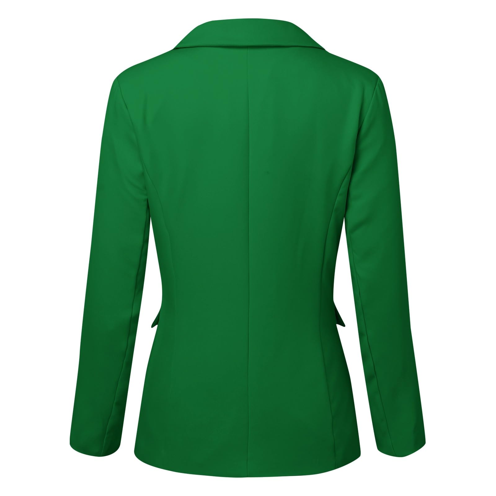 Sportlicher Blazer Damen, Langer Blazer Damen Frühlings Jacke Mit Seitentasche Elegant Langarm Blazer Mode Anzug Trenchcoat Business Blazerjacke Bolero Open Front Einfarbig Sweat Blazer Jacke Damen