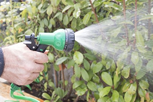 Galileo 2415418 Gartenschlauch mit Sprühpistole, ausziehbar, 12 MT