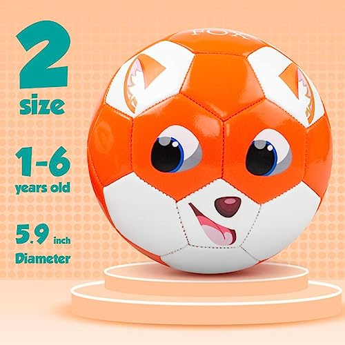U&C Planet Toddler Football, Footballs Size 2, Mini Kids Ball, Football Gift for Baby 1 2 3 4 5 Years Old, Footballs Game for Boys Girls Children Yard Outdoor Indoor - Image 4