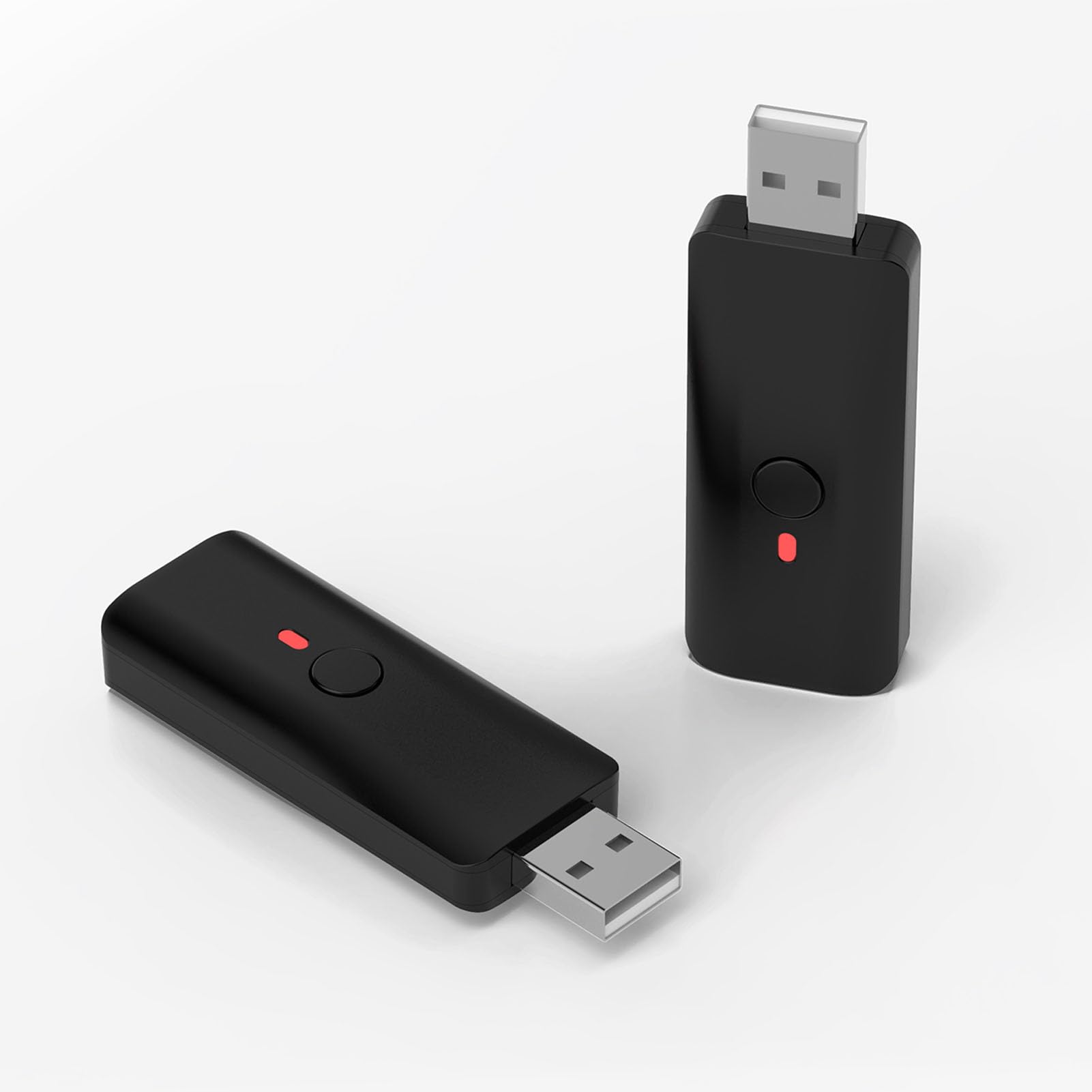Sxhlseller Adapter Kontrolera Bezprzewodowego, Konwerter Adaptera Kontrolera Bezprzewodowego USB do Przełączników, Obsługa i Mapowanie, z Bluetooth V5.3, Plug and Play dla Komputerów PC i (BLACK)
