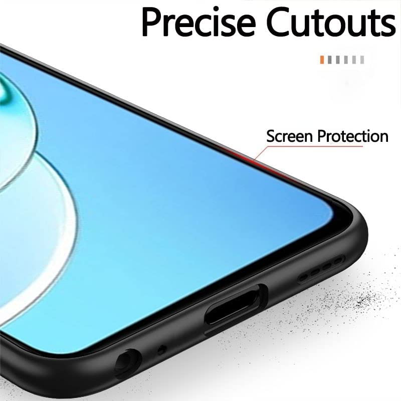 Image of Liquid Silicone Realme 10 Pro Plus 5G Case Cover | Microfiber Inside | 360 Degree Camera Protection Bump Back Case Cover for Realme 10 Pro Plus 5G (Black)