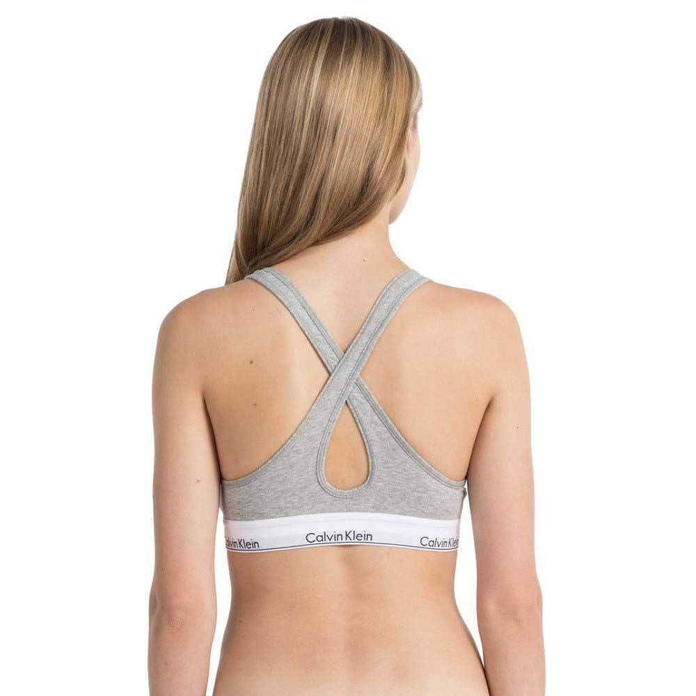 Calvin Klein Reggiseno a Bralette Donna Lift Imbottito, Multicolore (Grey Heather), XS