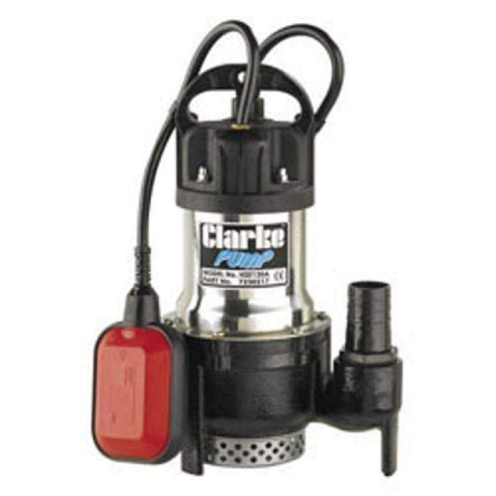 Clarke International Clarke Elect Submersible Water Pump 230V 140 Ltr/Min Float Switch By