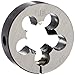 Union Butterfield 2010(UNC) Carbon Steel Round Threading Die, Uncoated (Bright) Finish, 2" OD, 7/8"-9 Thread Size