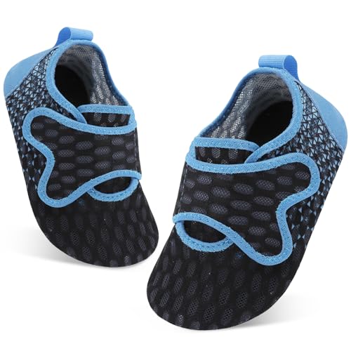 XIHALOOK Toddler Water Shoes Kids Boys Girls Quick Dry Beach Swim Pool Barefoot Aqua Socks